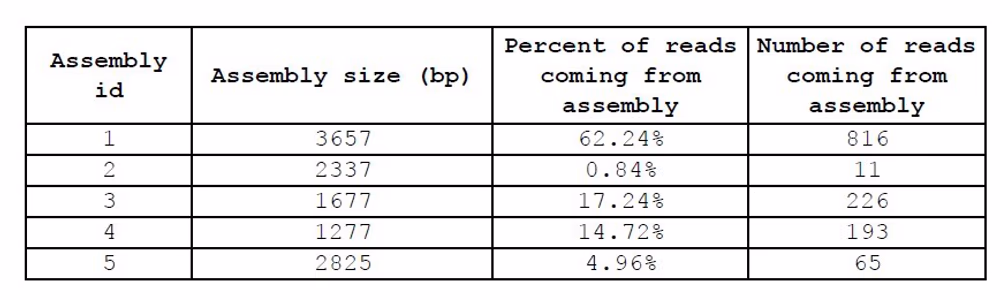 AAV Assembly quantifications example image