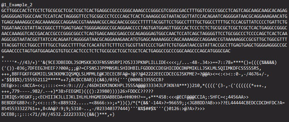 AAV fastq example image